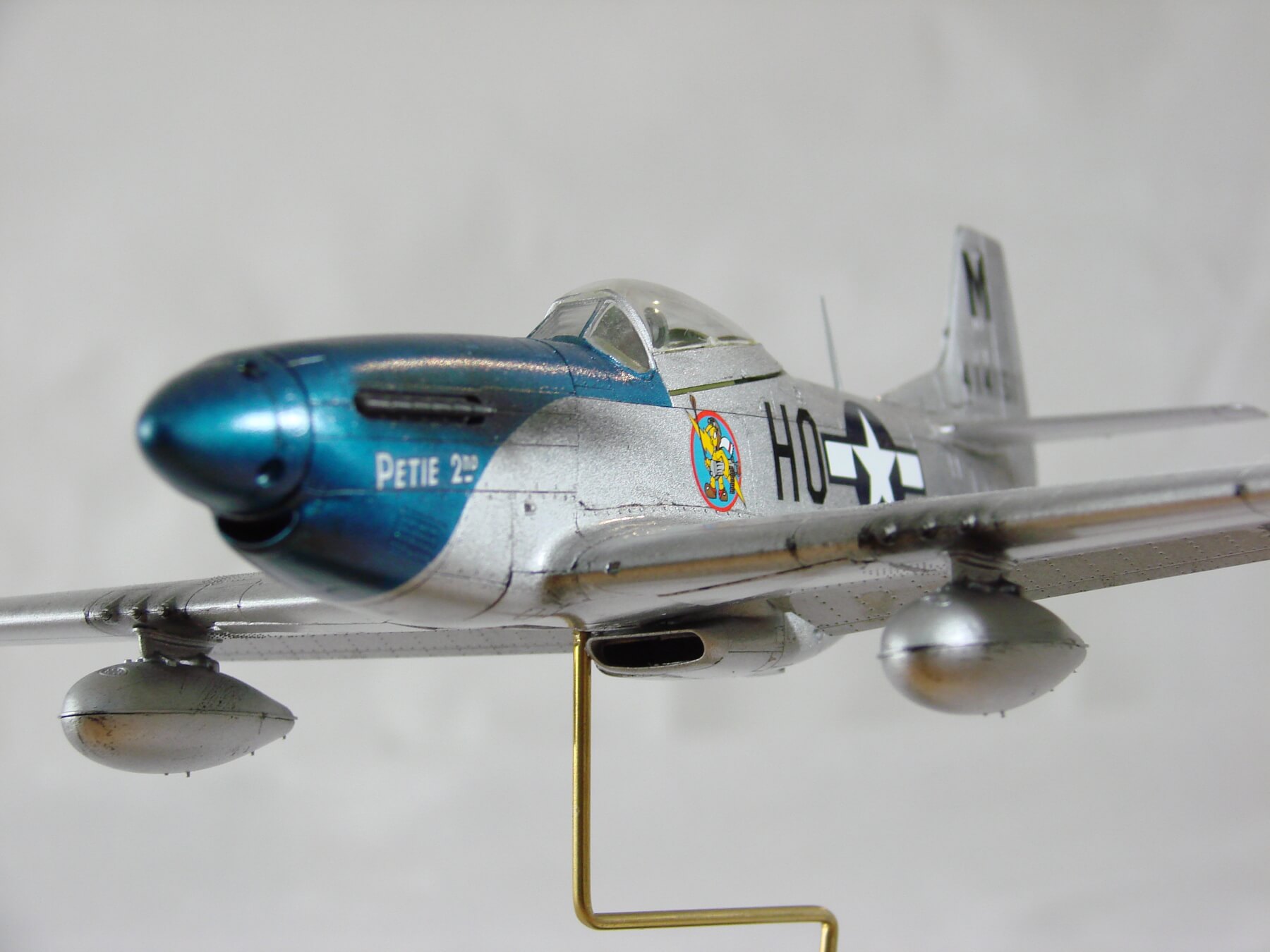 Image d'en-tête de page pour la maquette P-51d Mustang 
