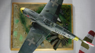 Maquette de Messershmitt Bf-109G-6 Hungarian Air Force - image 8