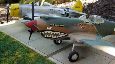 Maquette de Curtiss p-40c Tomahawk - image 8