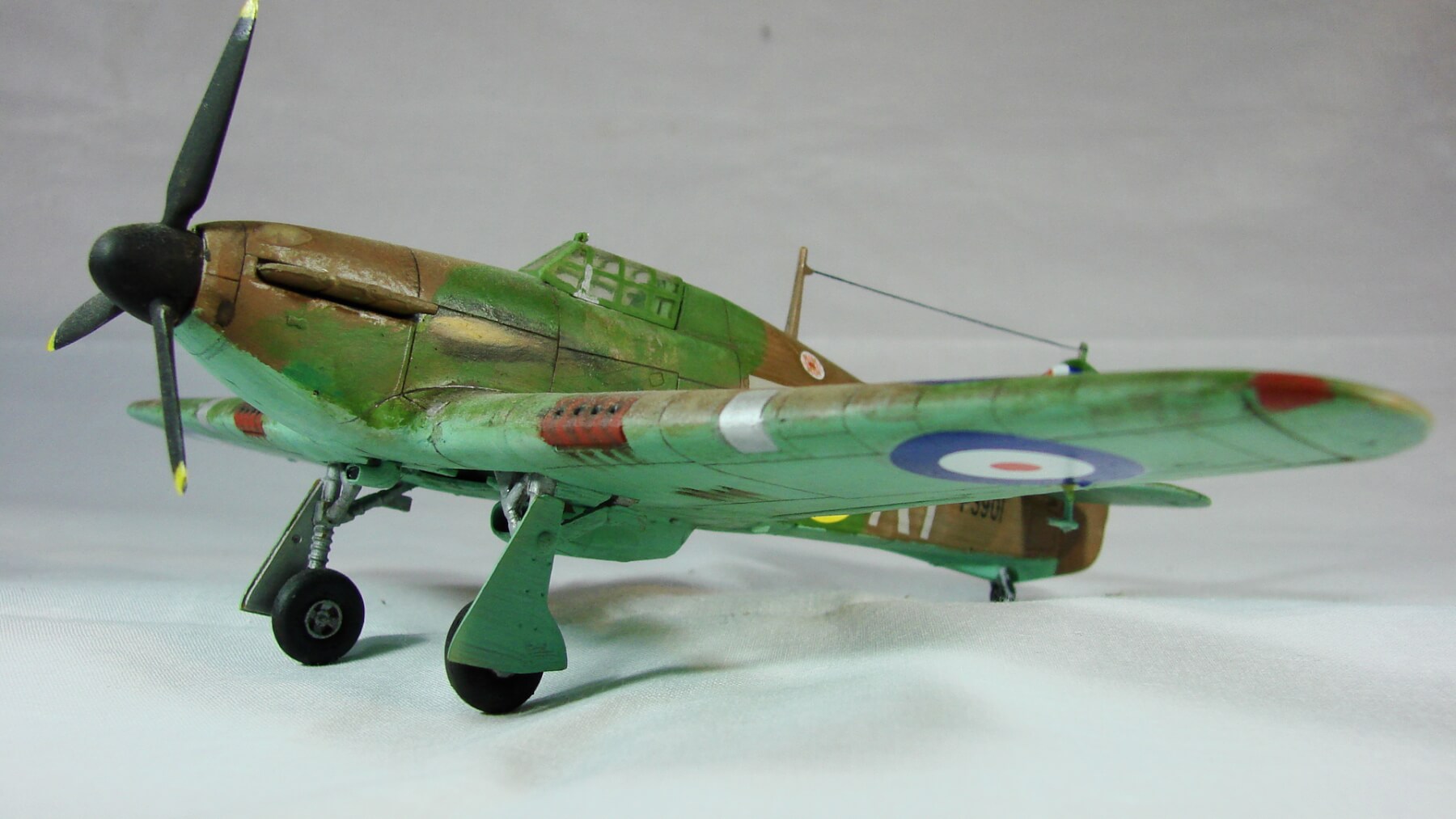 Image d'en-tête de page pour la maquette Hawker Hurricane
