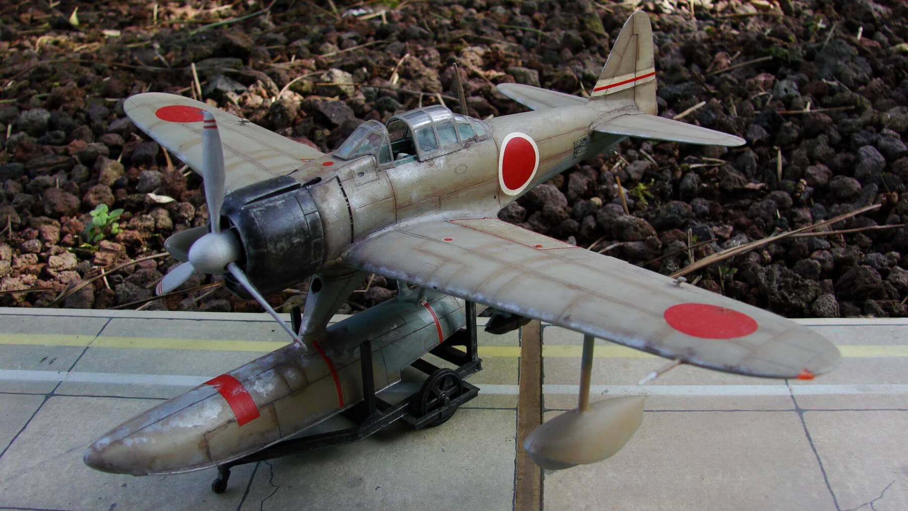 Image d'en-tête de page pour la maquette Nakajima A6M2 Rufe