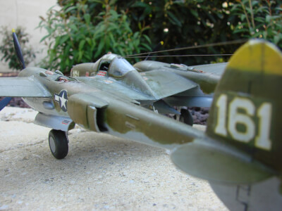 Maquette de Lockeed P-38 F Lightning - image 3