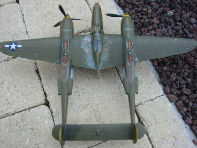 Maquette de Lockeed P-38 F Lightning - image 4