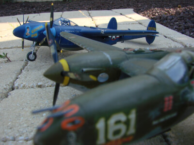 Maquette de Lockeed P-38 F Lightning - image 5