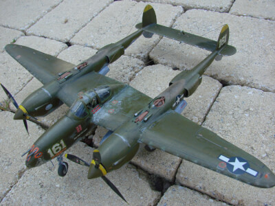 Maquette de Lockeed P-38 F Lightning - image 6