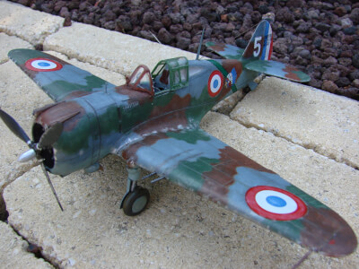 Maquette de Curtiss H 75 Hawk - image 1