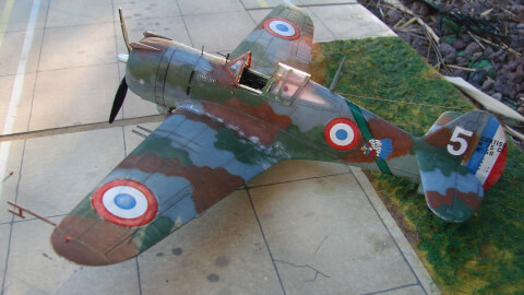 Maquette de Curtiss H 75 Hawk - image 7