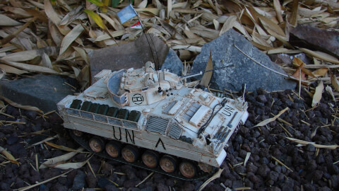 Maquette de US M2A2 ODS Bradley - image 3