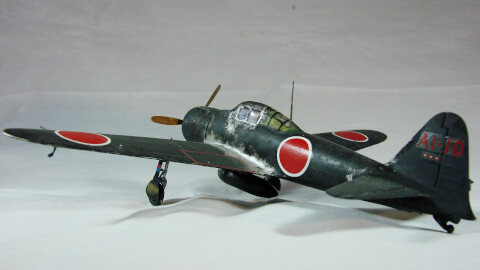 Maquette de Mitsubishi A6M2 ZERO chasseur de nuit - image 4