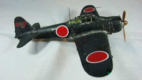 Maquette de Mitsubishi A6M2 ZERO chasseur de nuit - image 8