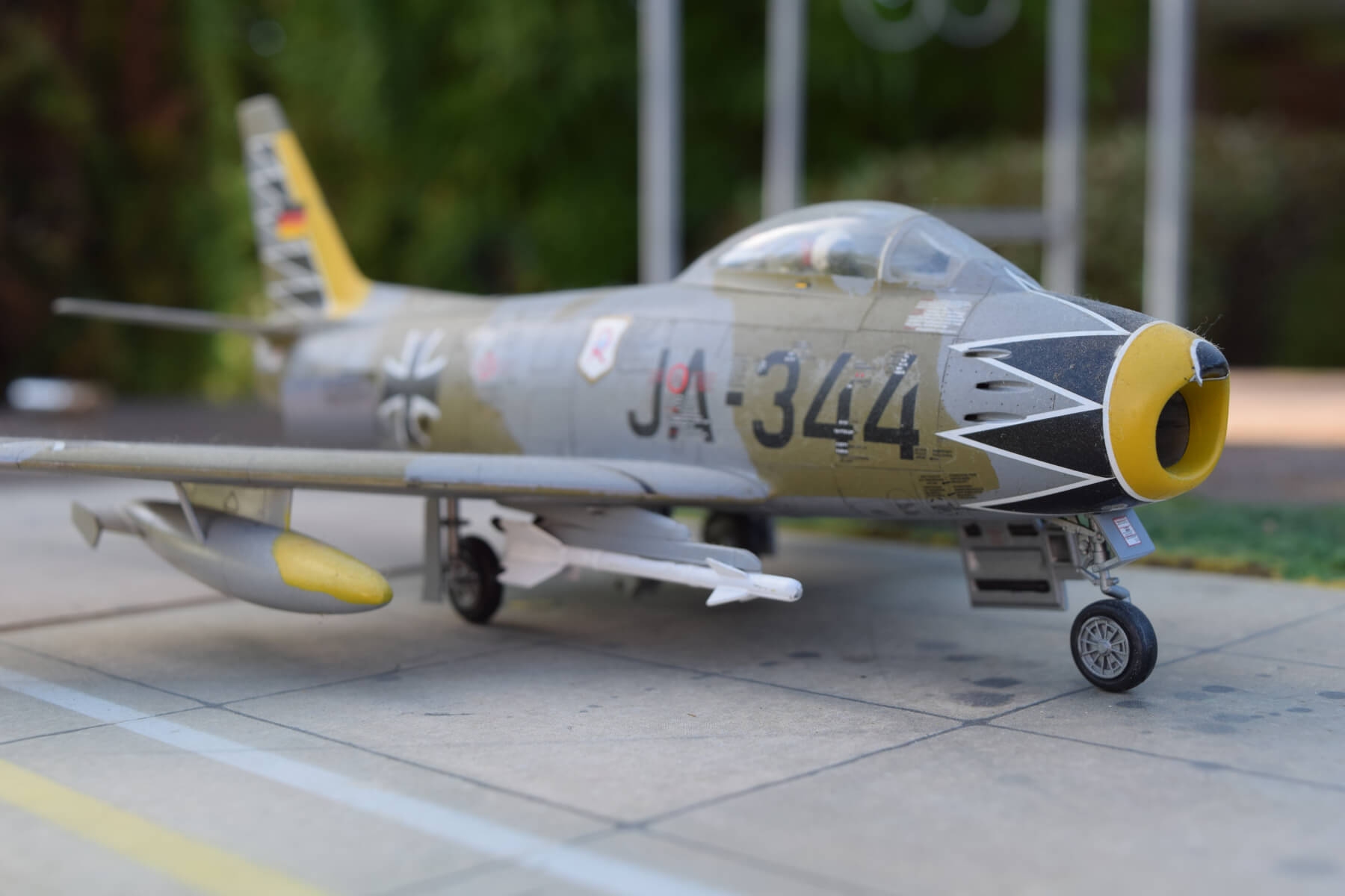 Image d'en-tête de page pour la maquette F-86 F Sabre