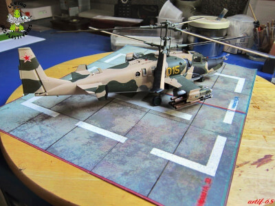 Maquette de KAMOV 50 HOKUM Camouflé - image 4