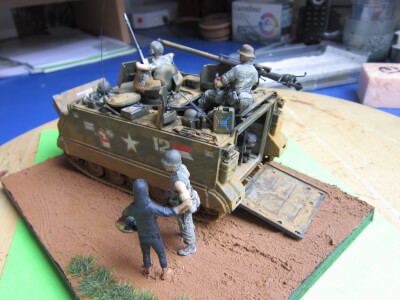 Maquette de M113A1 APC Vietnam - image 4
