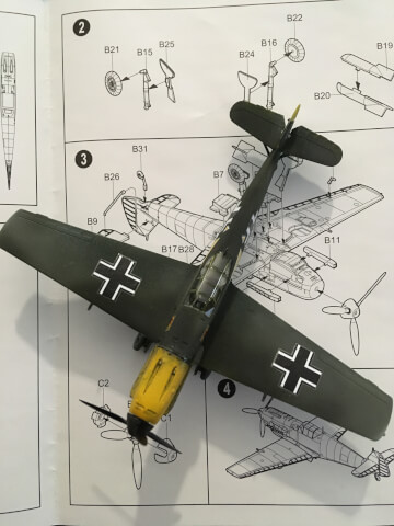 Maquette type Chasseurs de 250-me-109-e3 (Image Principale)