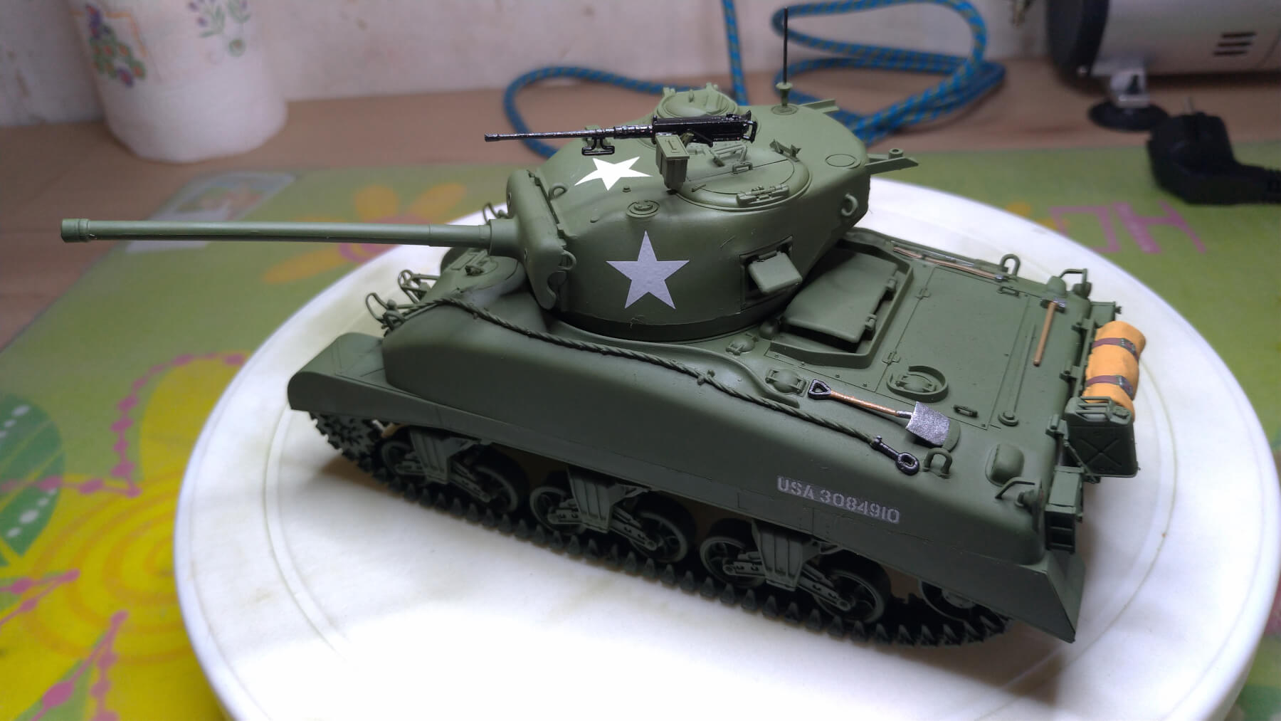 Image d'en-tête de page pour la maquette Tank Sherman
