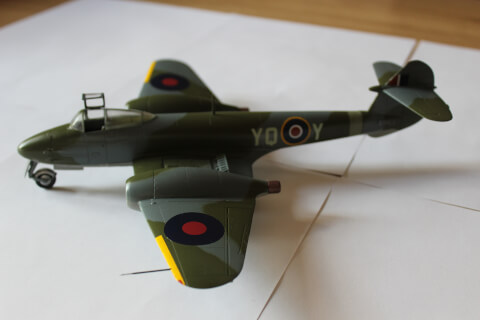 Maquette de Gloster meteor F1 (Tamiya 1/48) - image 4