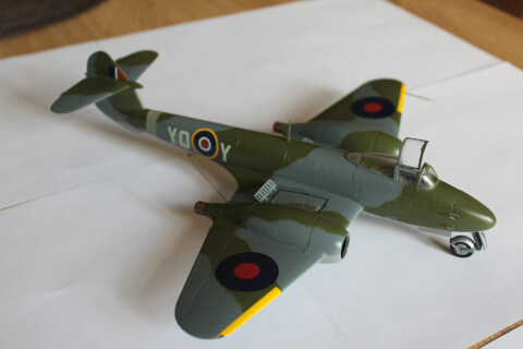 Maquette de Gloster meteor F1 (Tamiya 1/48) - image 6