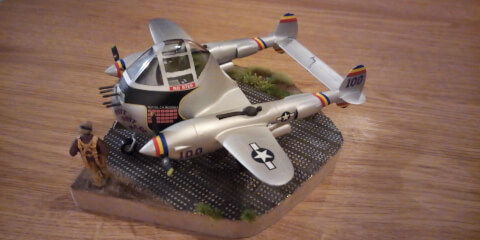 Maquette de Eggplane P38 lightning - image 3