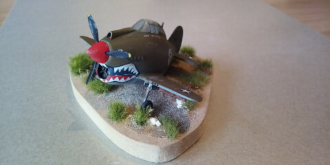 Maquette de Eggplane P40 warhawk - image 3