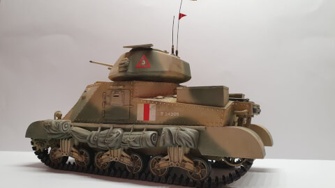 Maquette de CHAR ANGLAIS GRANT CAMOUFLAGE DESERT - image 5