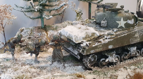 Maquette de Diorama Ardennes 1944 - image 2