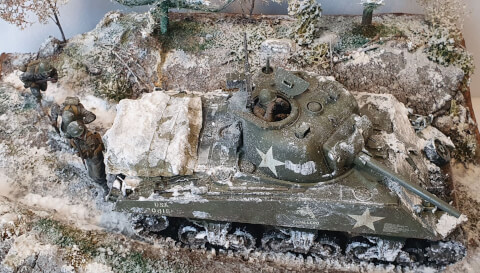 Maquette de Diorama Ardennes 1944 - image 3