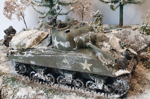 Maquette de Diorama Ardennes 1944 - image 4