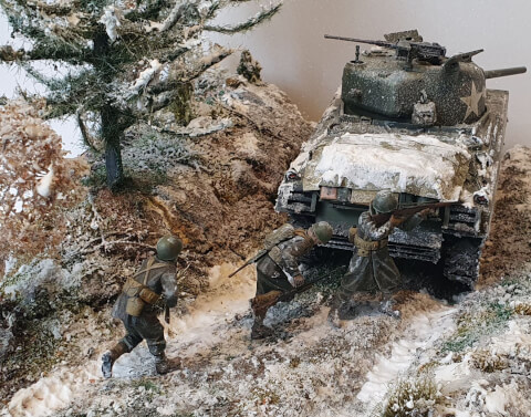 Maquette de Diorama Ardennes 1944 - image 7