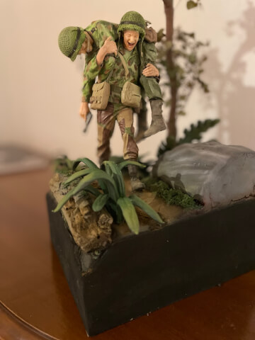 Maquette de Evacuation du lieutenant FAULQUES à Cox Ha - image 3