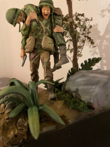 Maquette de Evacuation du lieutenant FAULQUES à Cox Ha - image 4