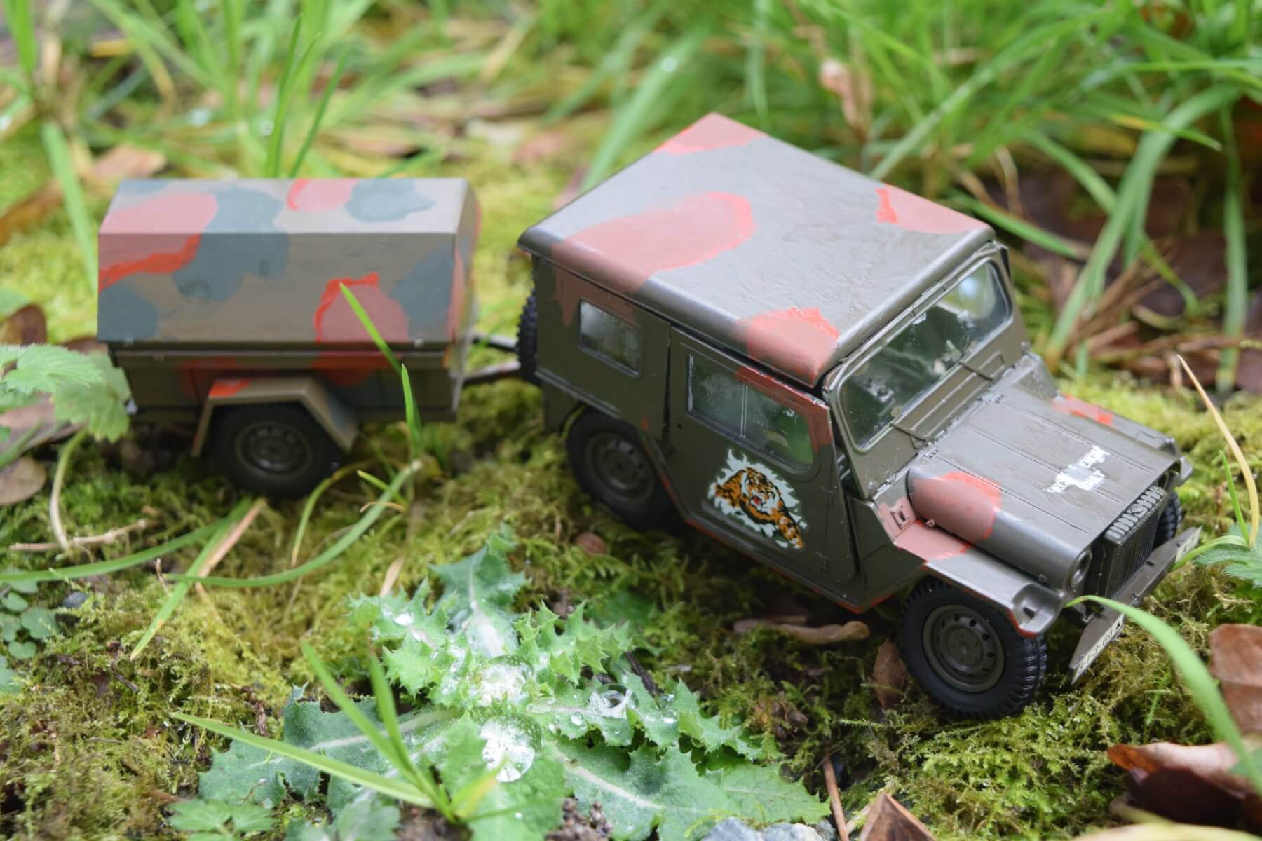 M151A2 Hard top with trailer